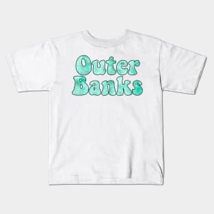 Tie Dye Mint OBX Kids T-Shirt